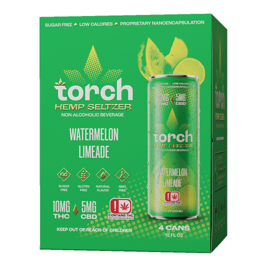Torch CBD + THC Beverage (12oz) - 15mg - Sinz's HempTorch Enterprise