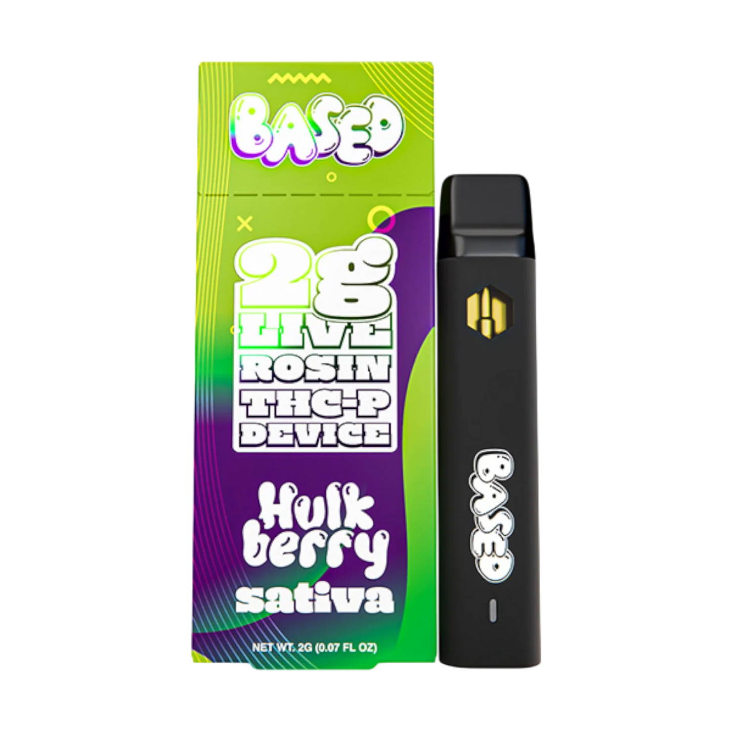 Based Live Rosin THC - P Disposable | 2g - Sinz's HempElevated Brandz