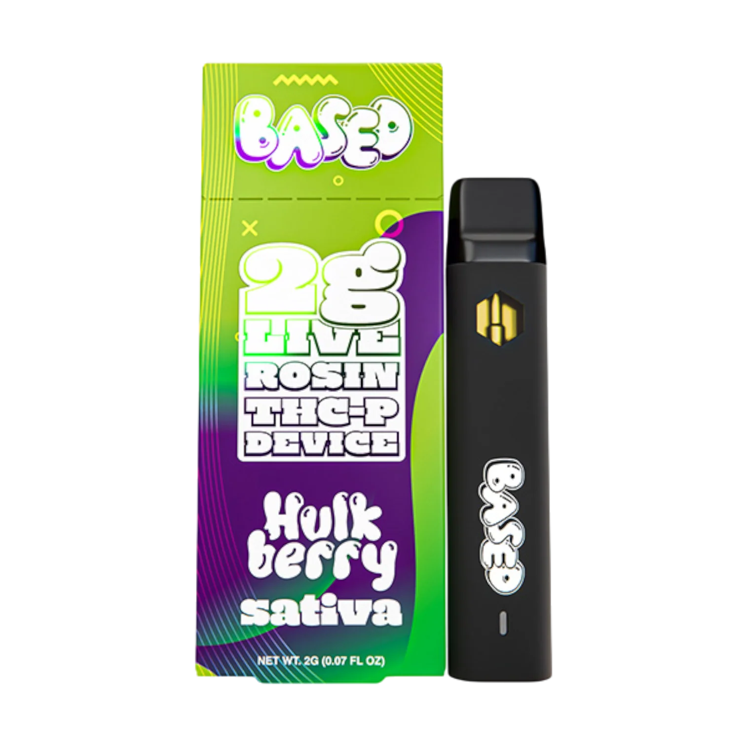 Based Live Rosin THC - P Disposable | 2g - Sinz's HempElevated Brandz