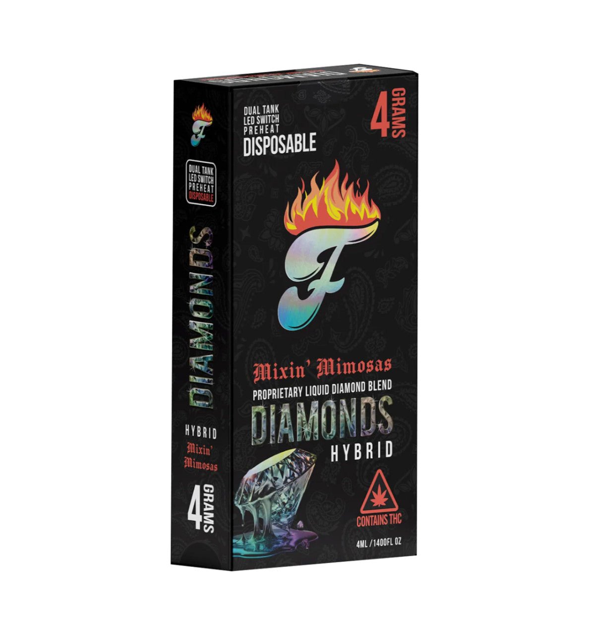 Fuego Liquid Diamond Disposable Vape 4g - Sinz's HempFuego