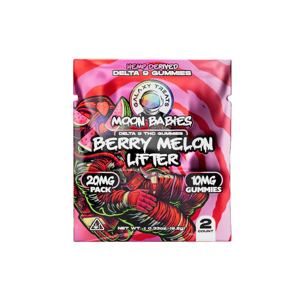 Galaxy Treats Moon Babies D9 Gummies | 2pk - Sinz's HempGalaxy Treats