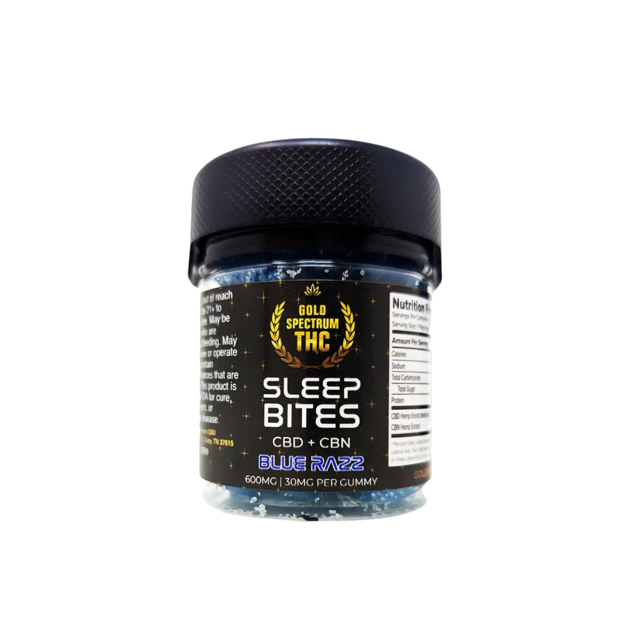 Gold Spectrum CBN+CBD 600mg Sleep Bites Gummies - Sinz's HempGold Spectrum