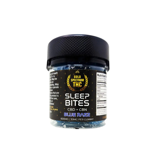Gold Spectrum CBN+CBD 600mg Sleep Bites Gummies - Sinz's HempGold Spectrum
