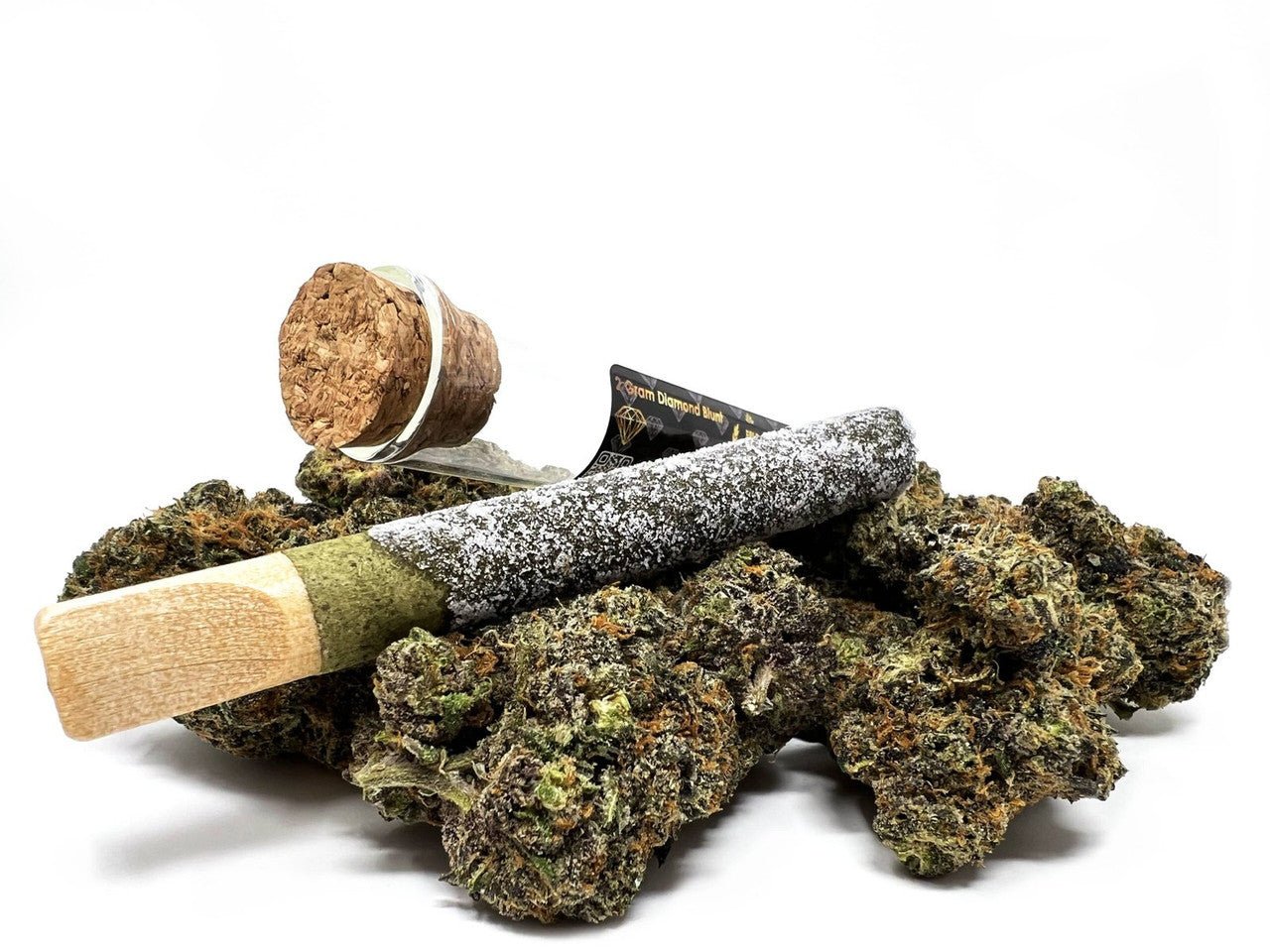 Gold Spectrum THCa Diamond Infused 2g Blunt - Sinz's HempGold Spectrum