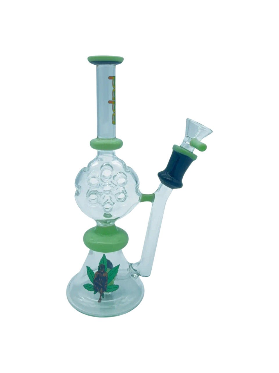 "Green Orb" Diffusion Bong - Sinz's HempBABA