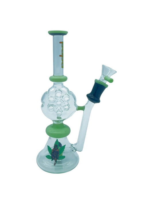 "Green Orb" Diffusion Bong - Sinz's HempBABA