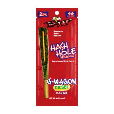 Hixotic Trap'd Out 2x2G Hash Hole Pre Roll - Sinz's HempSimple Brands