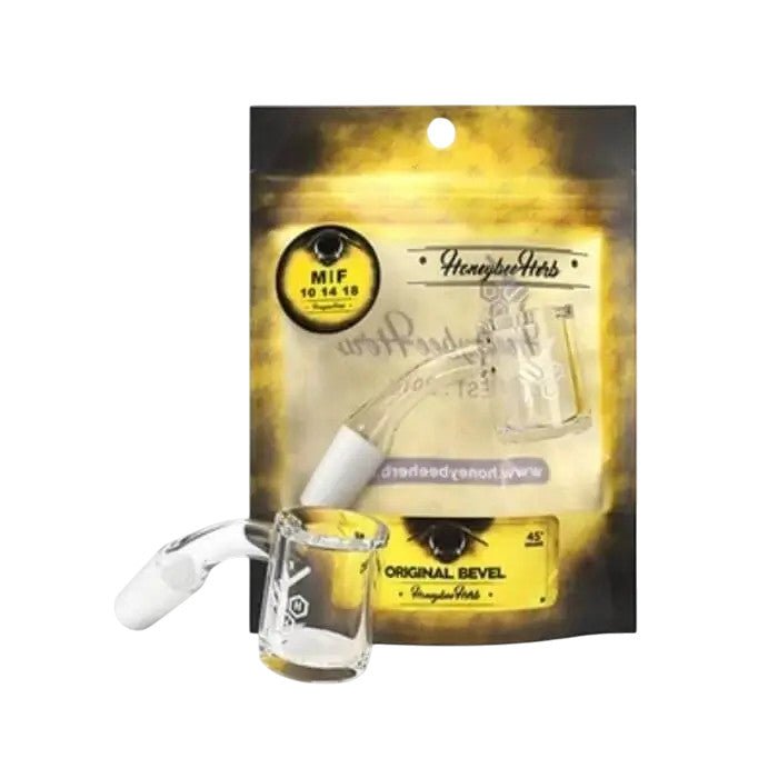 Honeybee Herb 45 Degree Quartz Nail Banger - Sinz's HempHoneybee Herb