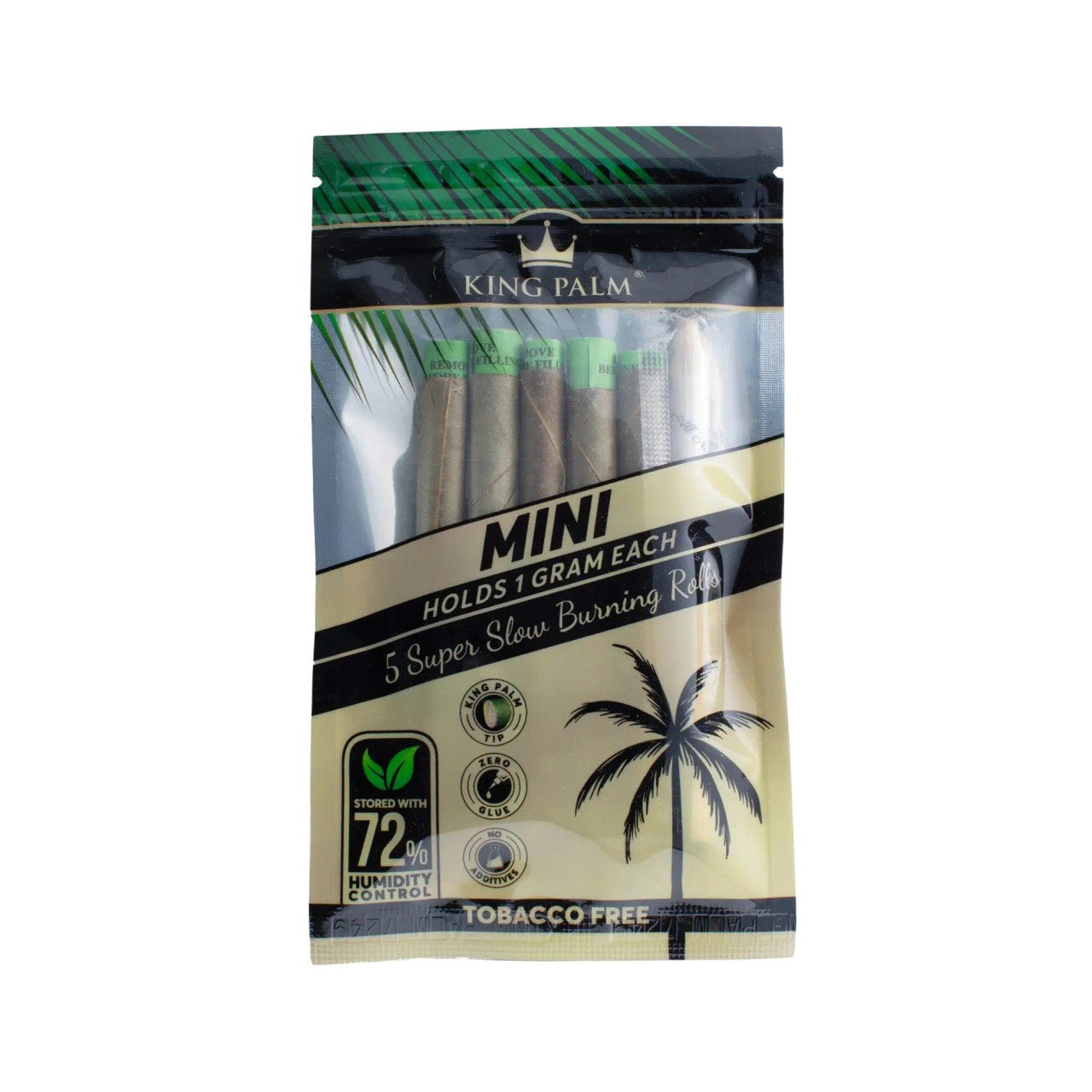 King Palm - Organic Mini Pre - Rolled Cones 5PK - Sinz's HempKing Palm