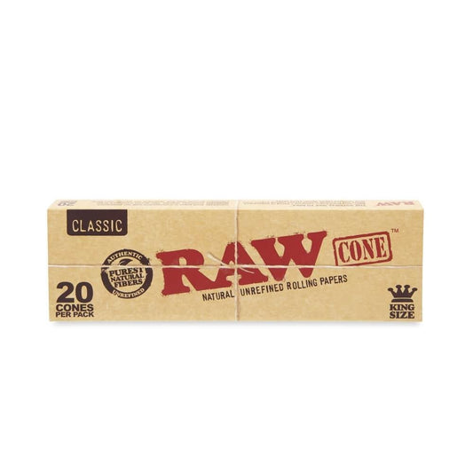 RAW Classic King Size Cone 20pk Box - Sinz's HempRAW