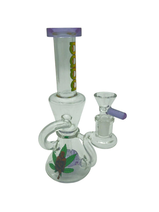The Purple Vortex: Mini Recycler Dab Rig - Sinz's HempBABA