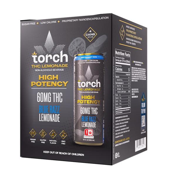 Torch High Potency 60mg THC Seltzer (12oz)