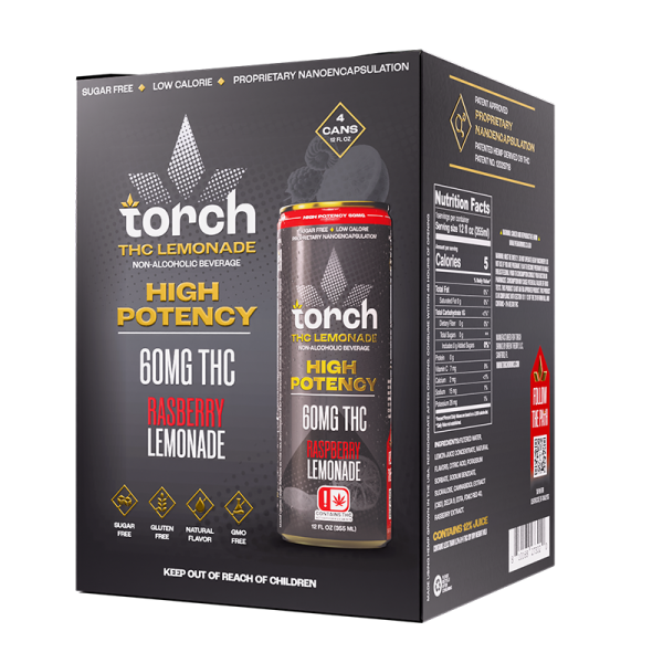 Torch High Potency 60mg THC Seltzer (12oz) - Image 2
