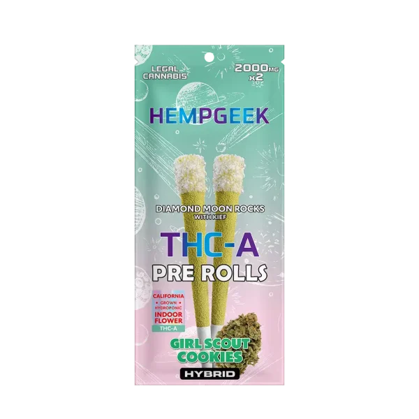 HEMPGEEK THC-A Pre-Rolls 2000mg x 2ct
