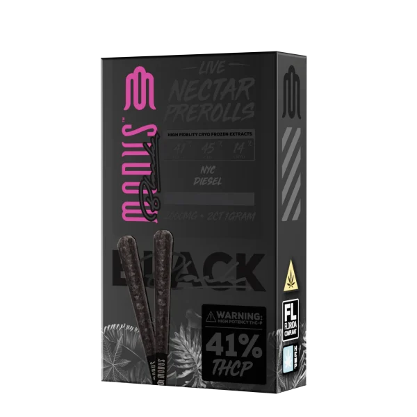 MODUS Black Live Nectar THC-P 1g Pre Rolls - 2 Count - Image 2