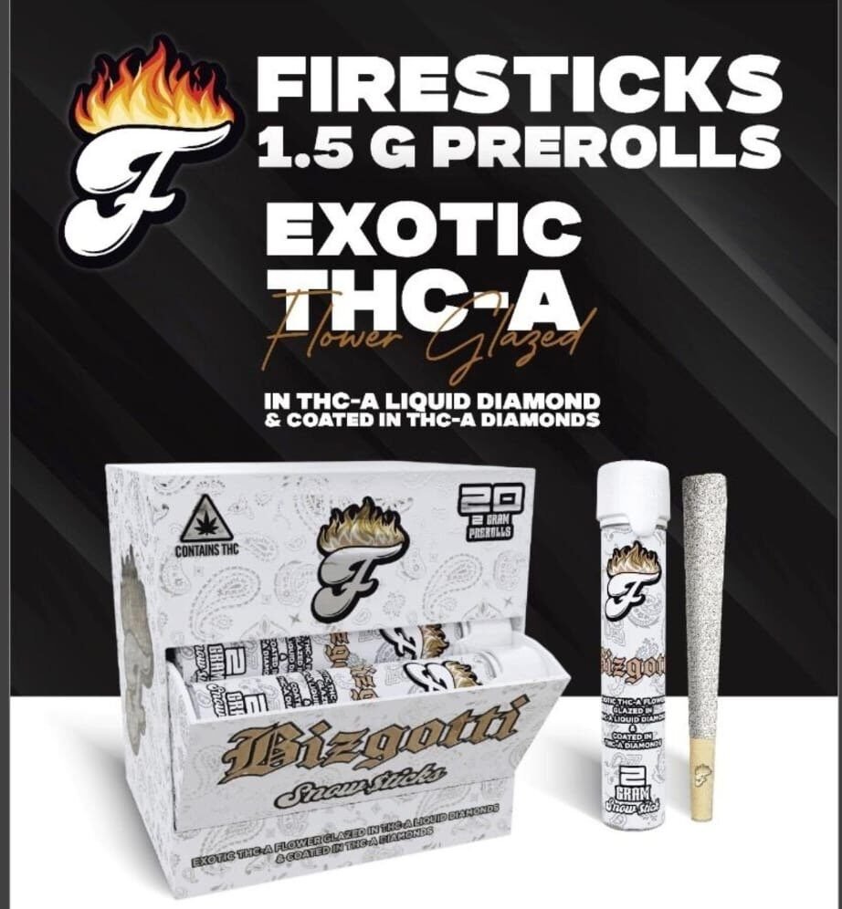 Fuego SnowStix Coated Pre Rolls 2g